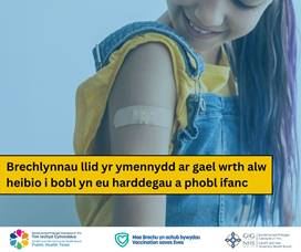 A child with a band aid on her arm
AI-generated content may be incorrect.